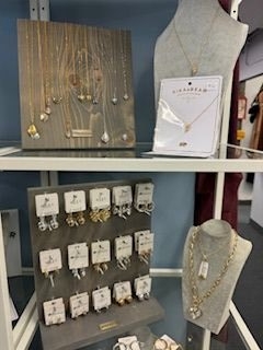 Jewelry displayed